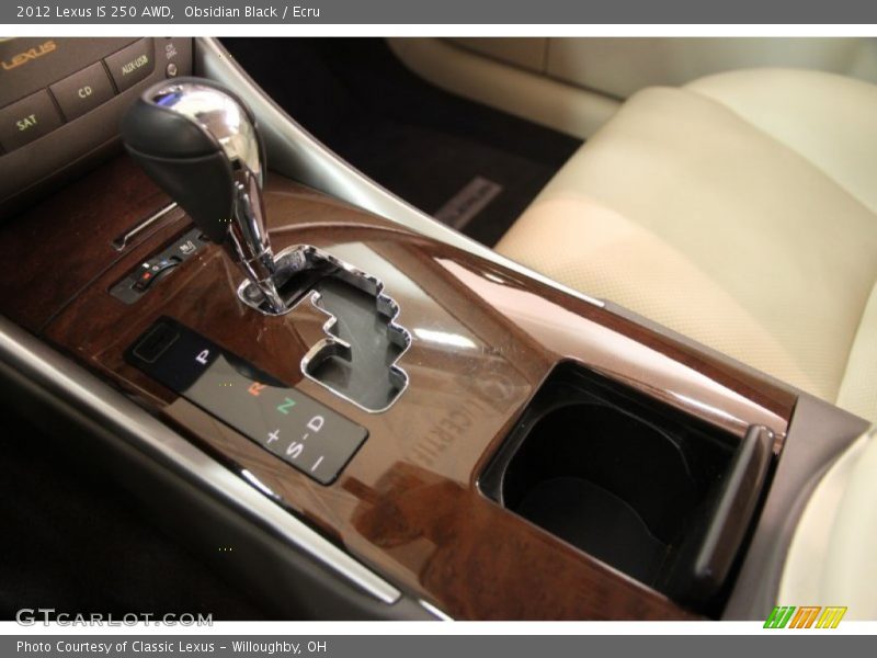 Obsidian Black / Ecru 2012 Lexus IS 250 AWD