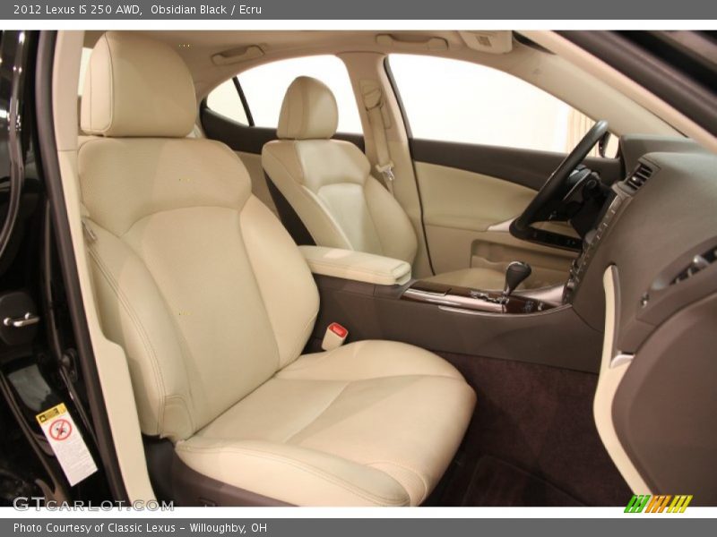 Obsidian Black / Ecru 2012 Lexus IS 250 AWD