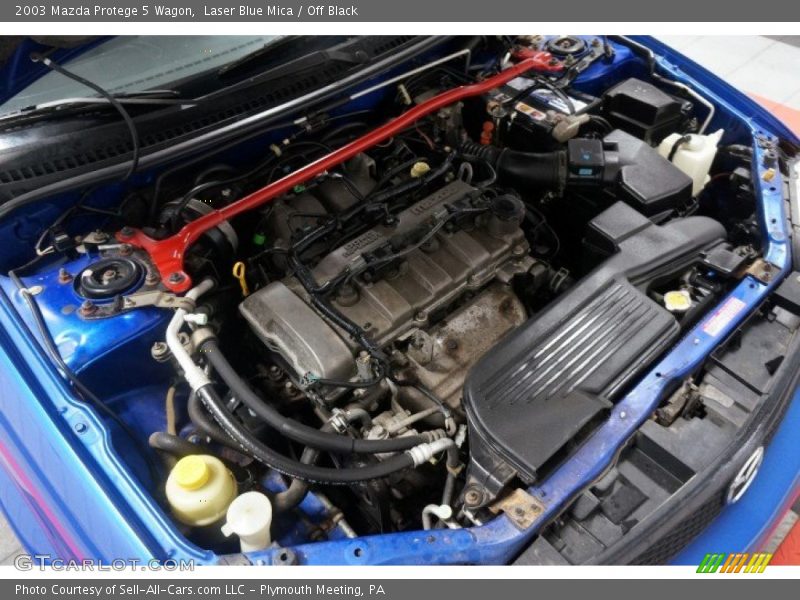 Laser Blue Mica / Off Black 2003 Mazda Protege 5 Wagon