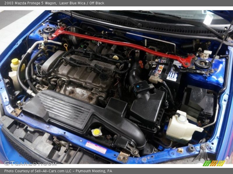 Laser Blue Mica / Off Black 2003 Mazda Protege 5 Wagon