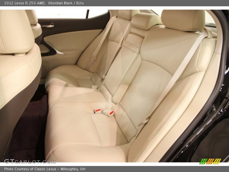 Obsidian Black / Ecru 2012 Lexus IS 250 AWD