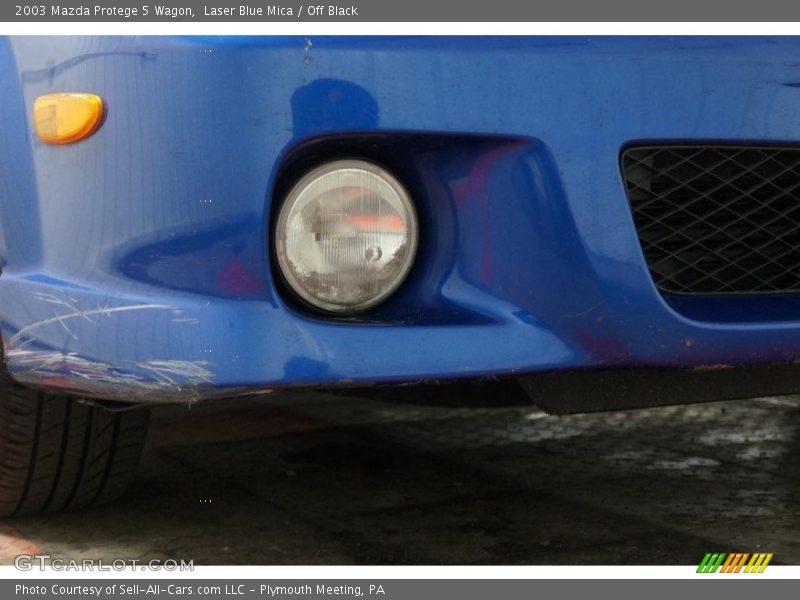 Laser Blue Mica / Off Black 2003 Mazda Protege 5 Wagon