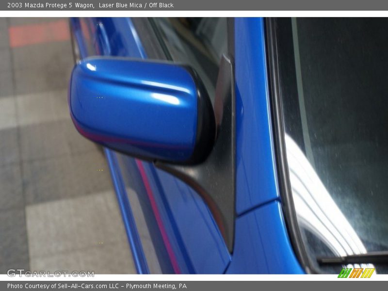 Laser Blue Mica / Off Black 2003 Mazda Protege 5 Wagon