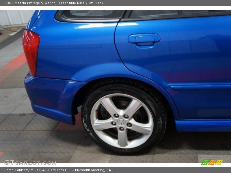Laser Blue Mica / Off Black 2003 Mazda Protege 5 Wagon