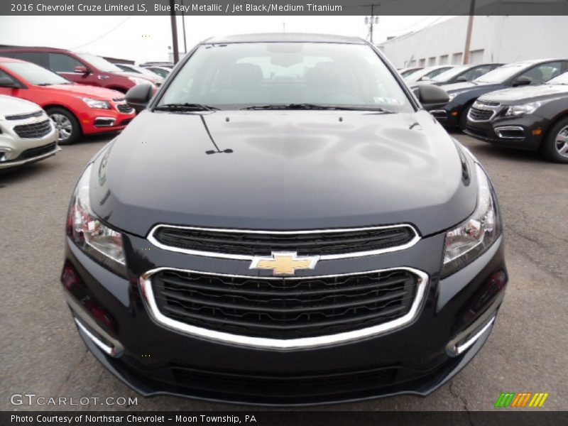 Blue Ray Metallic / Jet Black/Medium Titanium 2016 Chevrolet Cruze Limited LS
