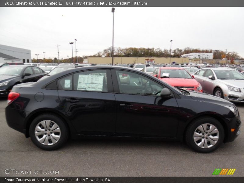 Blue Ray Metallic / Jet Black/Medium Titanium 2016 Chevrolet Cruze Limited LS