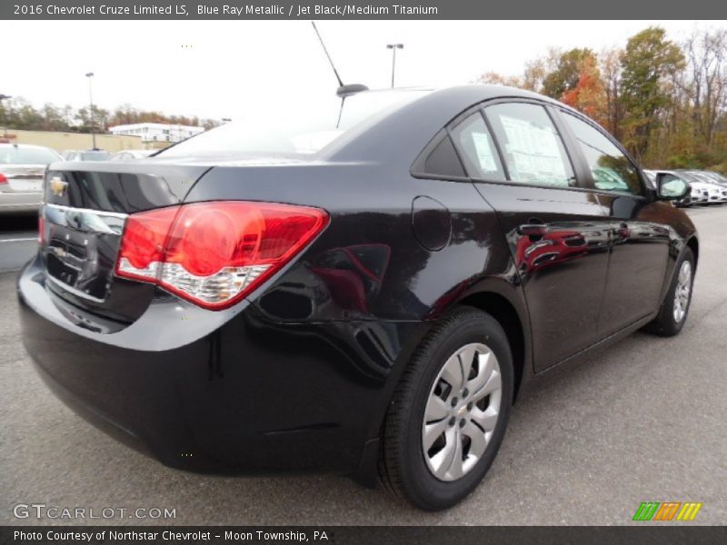 Blue Ray Metallic / Jet Black/Medium Titanium 2016 Chevrolet Cruze Limited LS