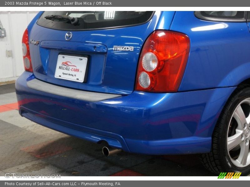 Laser Blue Mica / Off Black 2003 Mazda Protege 5 Wagon