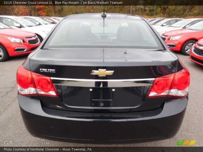 Blue Ray Metallic / Jet Black/Medium Titanium 2016 Chevrolet Cruze Limited LS