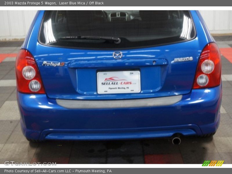 Laser Blue Mica / Off Black 2003 Mazda Protege 5 Wagon