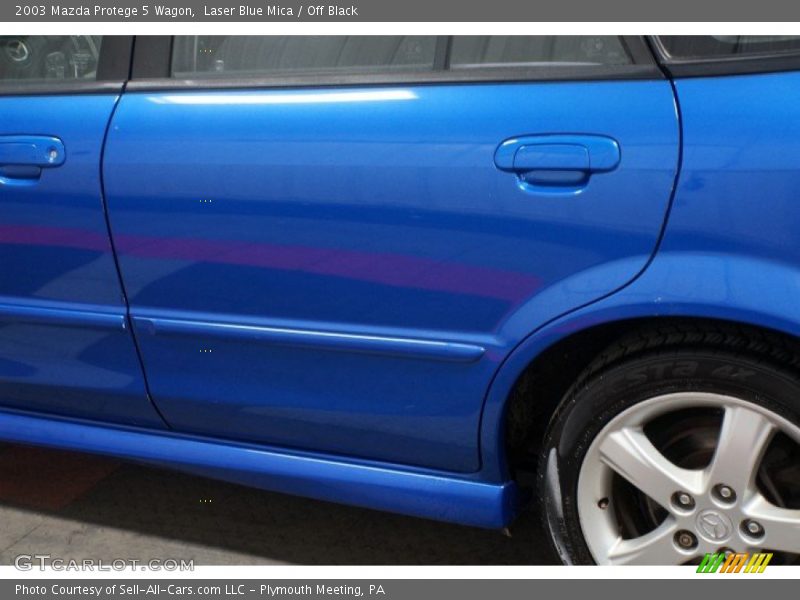 Laser Blue Mica / Off Black 2003 Mazda Protege 5 Wagon
