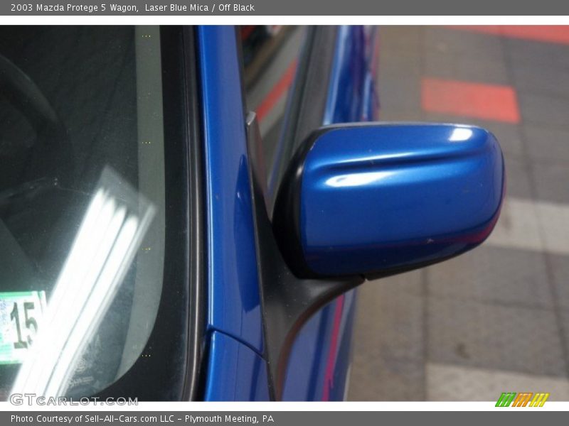 Laser Blue Mica / Off Black 2003 Mazda Protege 5 Wagon