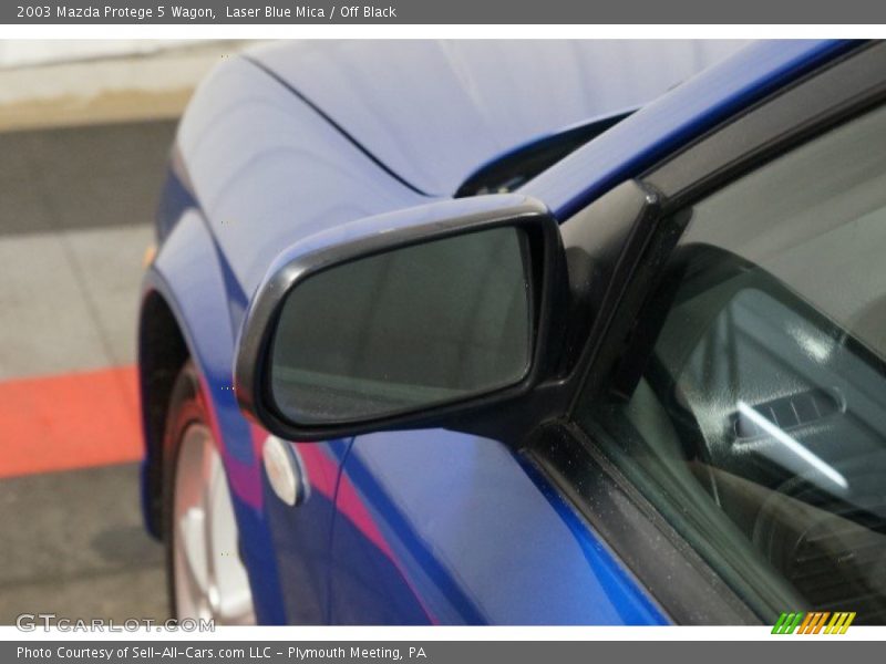 Laser Blue Mica / Off Black 2003 Mazda Protege 5 Wagon