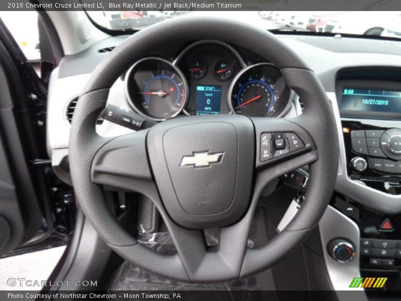 Blue Ray Metallic / Jet Black/Medium Titanium 2016 Chevrolet Cruze Limited LS