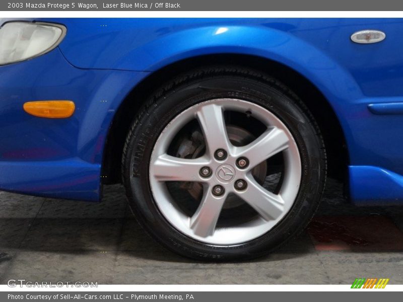 Laser Blue Mica / Off Black 2003 Mazda Protege 5 Wagon