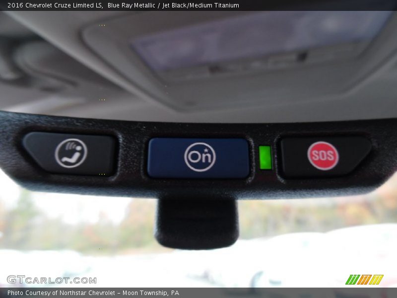 Blue Ray Metallic / Jet Black/Medium Titanium 2016 Chevrolet Cruze Limited LS