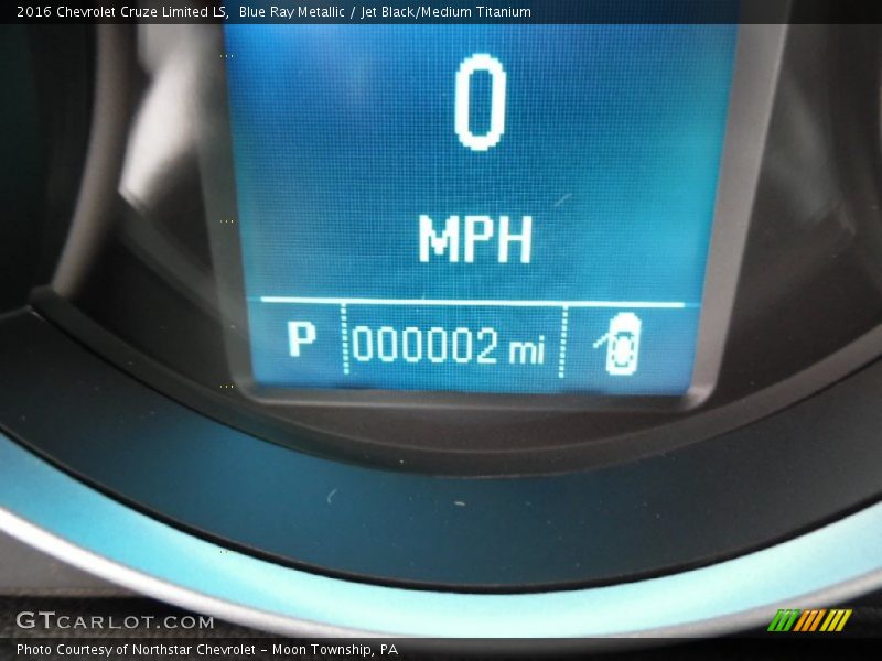 Blue Ray Metallic / Jet Black/Medium Titanium 2016 Chevrolet Cruze Limited LS