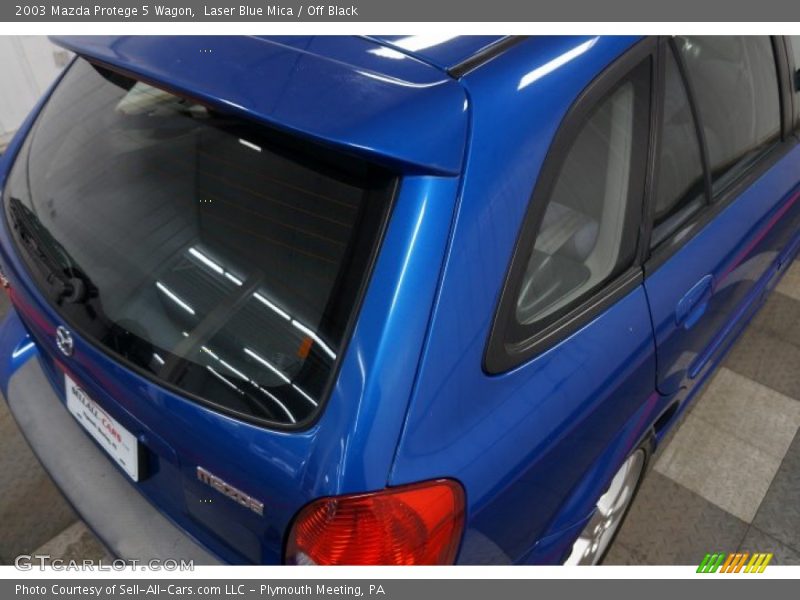Laser Blue Mica / Off Black 2003 Mazda Protege 5 Wagon