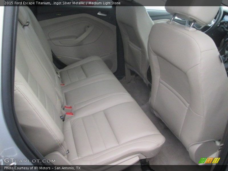 Ingot Silver Metallic / Medium Light Stone 2015 Ford Escape Titanium