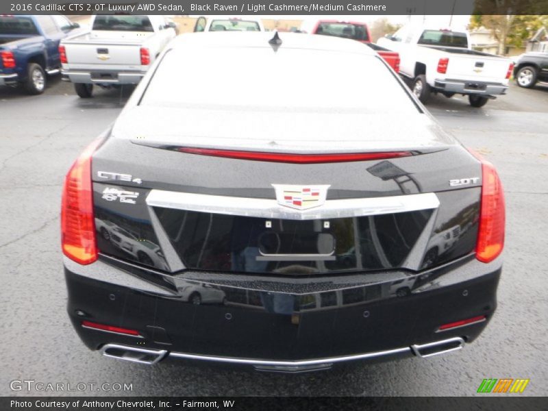 Black Raven / Light Cashmere/Medium Cashmere 2016 Cadillac CTS 2.0T Luxury AWD Sedan