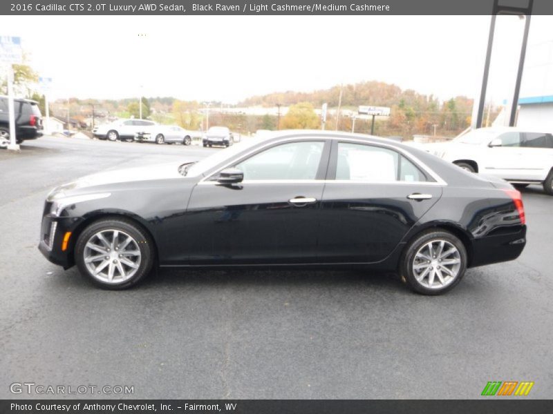 Black Raven / Light Cashmere/Medium Cashmere 2016 Cadillac CTS 2.0T Luxury AWD Sedan