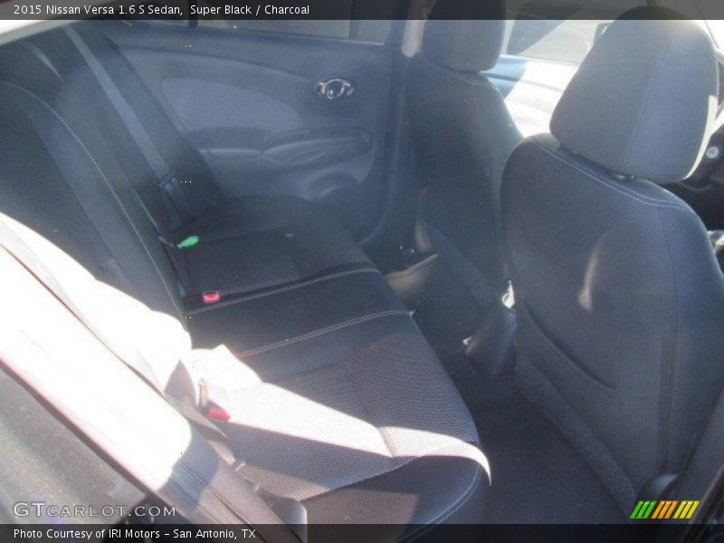 Super Black / Charcoal 2015 Nissan Versa 1.6 S Sedan