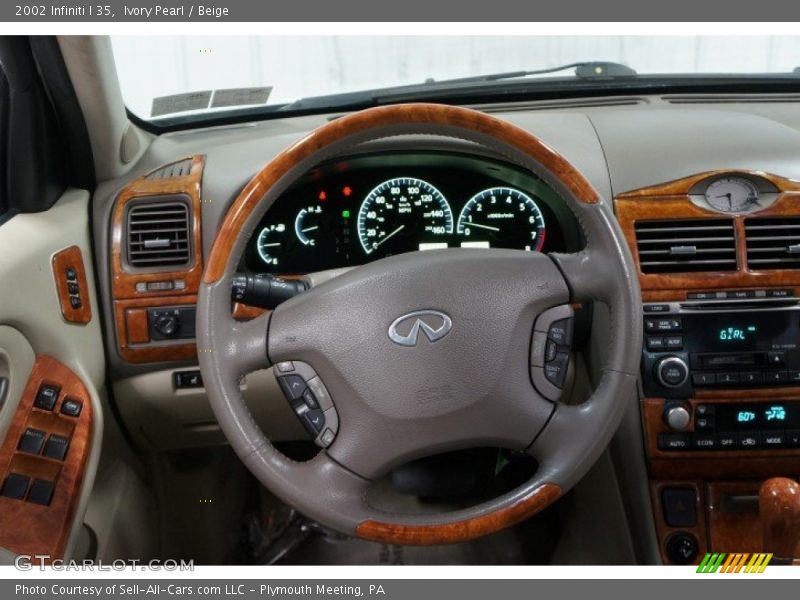 Ivory Pearl / Beige 2002 Infiniti I 35