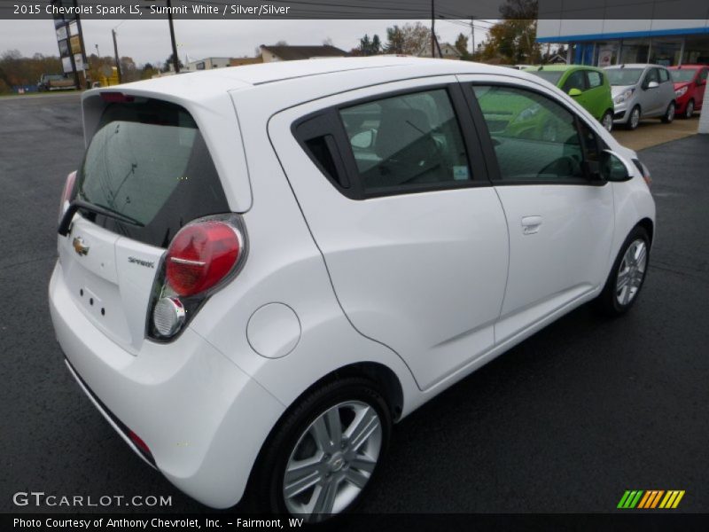 Summit White / Silver/Silver 2015 Chevrolet Spark LS