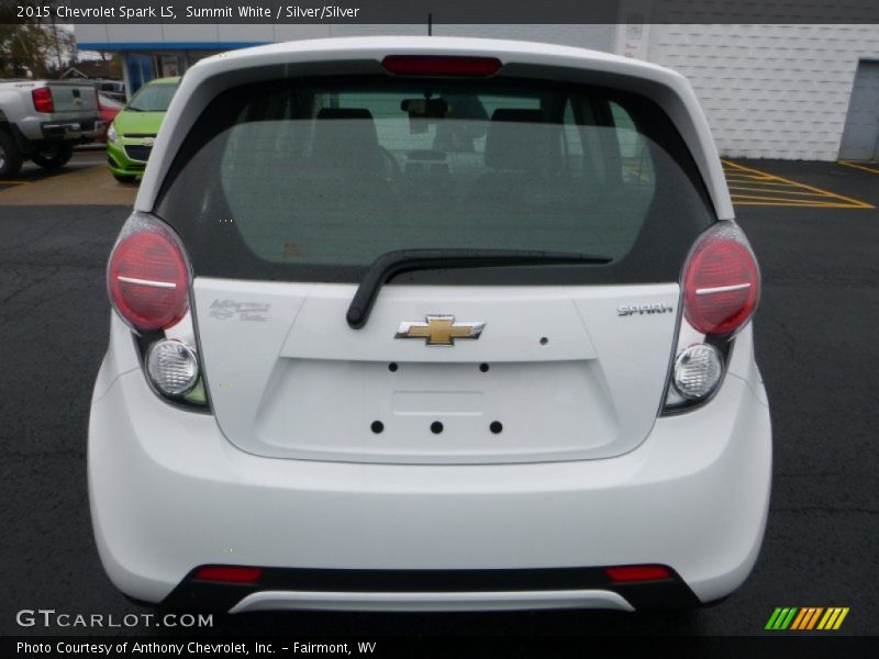 Summit White / Silver/Silver 2015 Chevrolet Spark LS