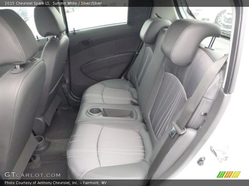 Summit White / Silver/Silver 2015 Chevrolet Spark LS