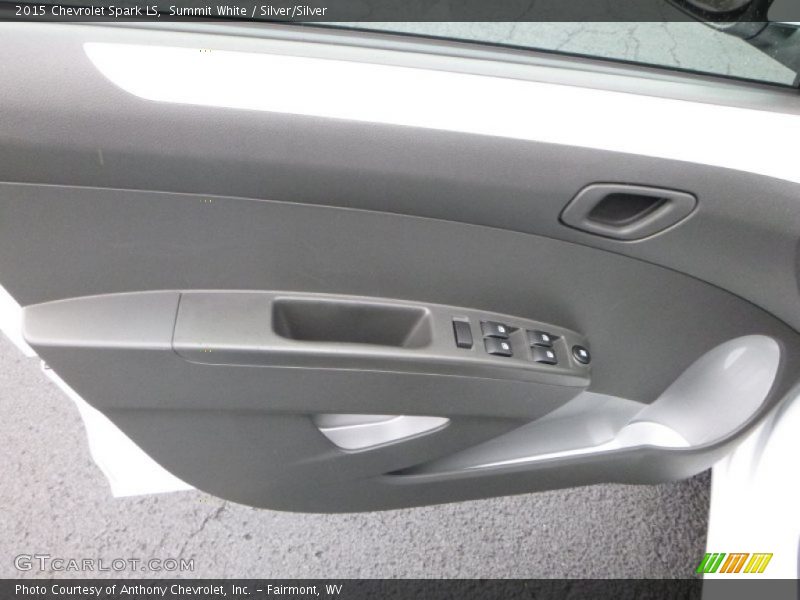 Summit White / Silver/Silver 2015 Chevrolet Spark LS