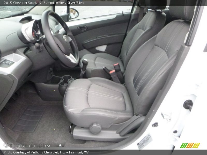 Summit White / Silver/Silver 2015 Chevrolet Spark LS