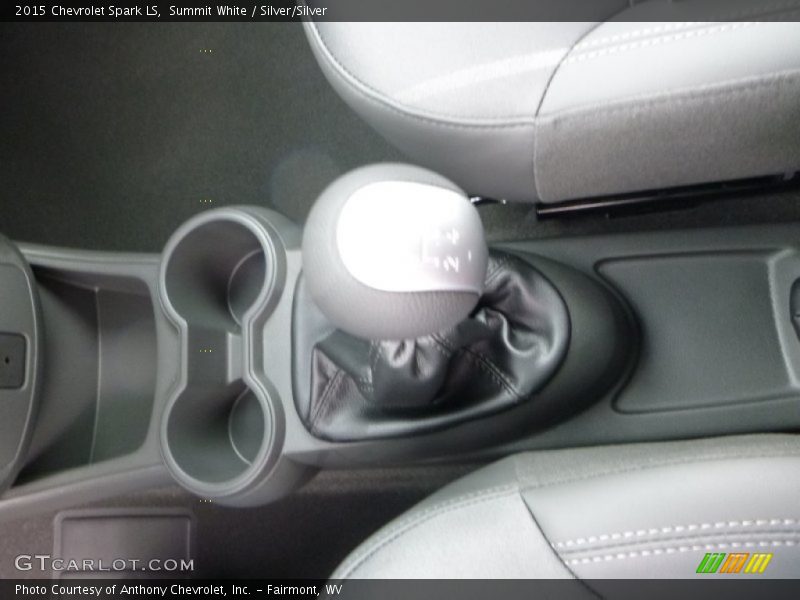 Summit White / Silver/Silver 2015 Chevrolet Spark LS