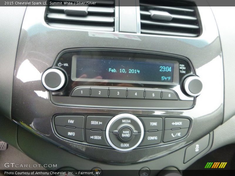 Summit White / Silver/Silver 2015 Chevrolet Spark LS