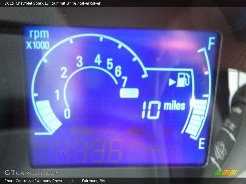 Summit White / Silver/Silver 2015 Chevrolet Spark LS