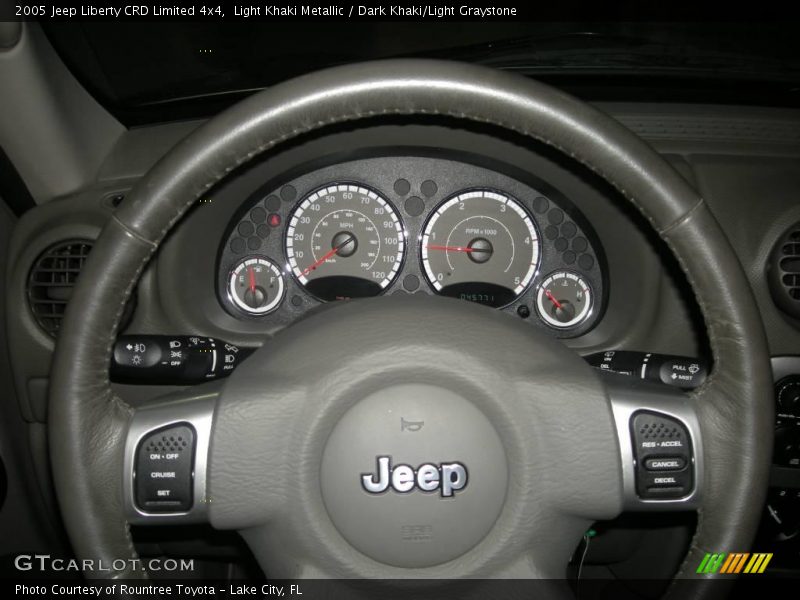 Light Khaki Metallic / Dark Khaki/Light Graystone 2005 Jeep Liberty CRD Limited 4x4