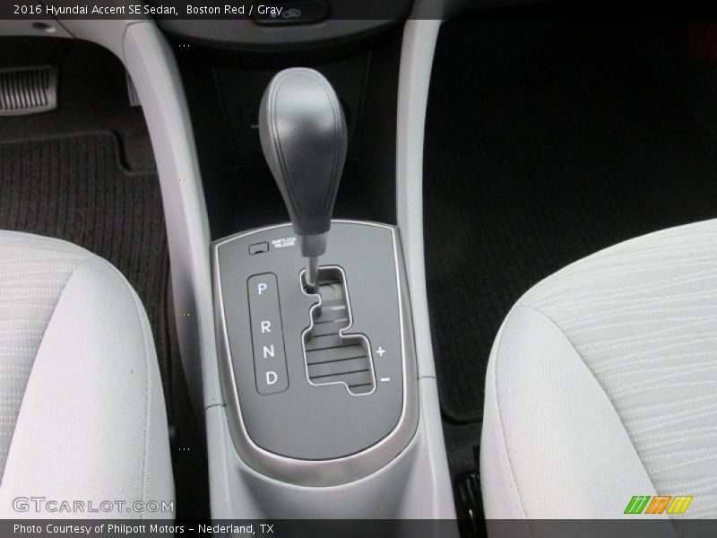 Boston Red / Gray 2016 Hyundai Accent SE Sedan