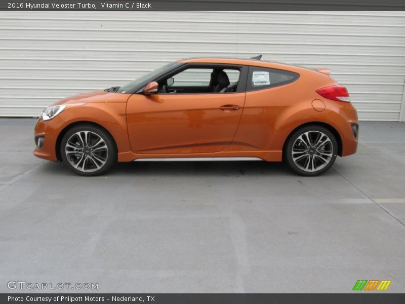 Vitamin C / Black 2016 Hyundai Veloster Turbo