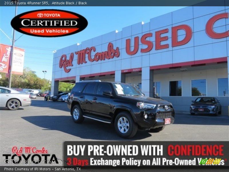 Attitude Black / Black 2015 Toyota 4Runner SR5