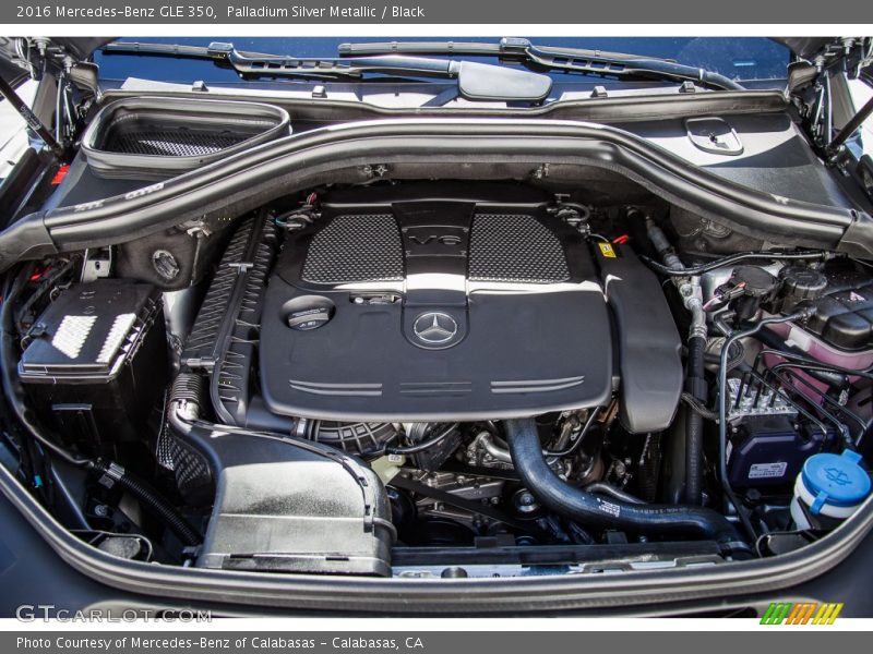 Palladium Silver Metallic / Black 2016 Mercedes-Benz GLE 350