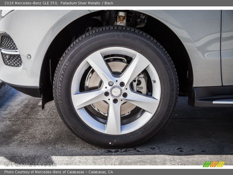 Palladium Silver Metallic / Black 2016 Mercedes-Benz GLE 350