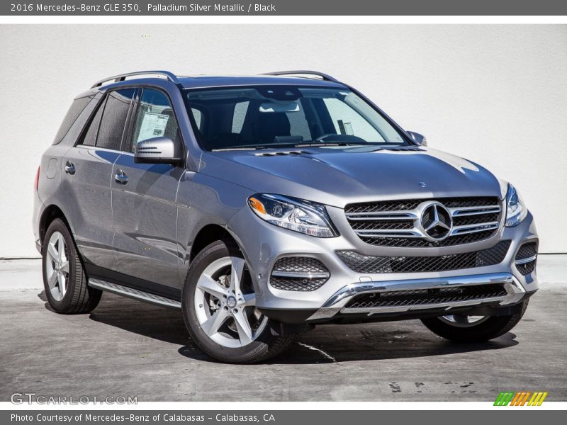 Palladium Silver Metallic / Black 2016 Mercedes-Benz GLE 350