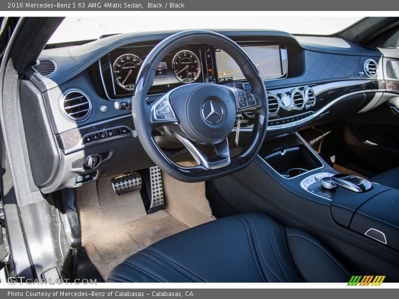 Black / Black 2016 Mercedes-Benz S 63 AMG 4Matic Sedan