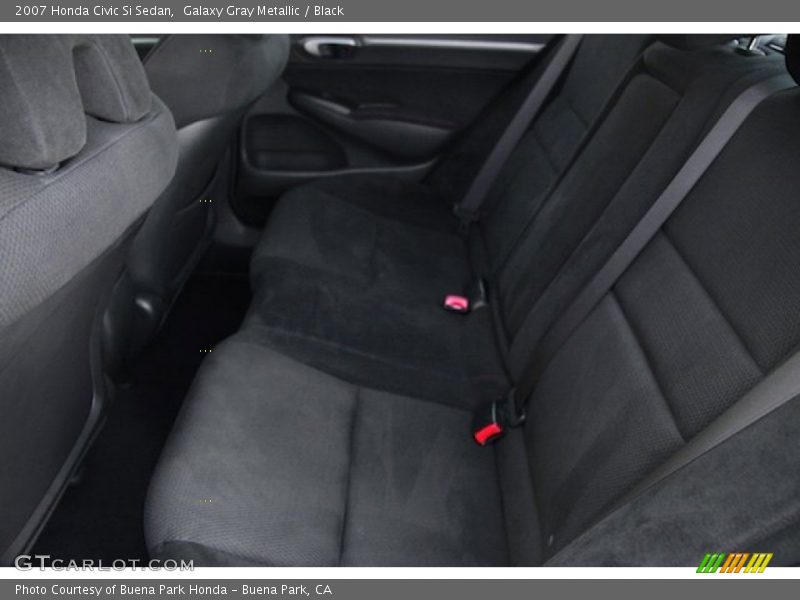 Galaxy Gray Metallic / Black 2007 Honda Civic Si Sedan