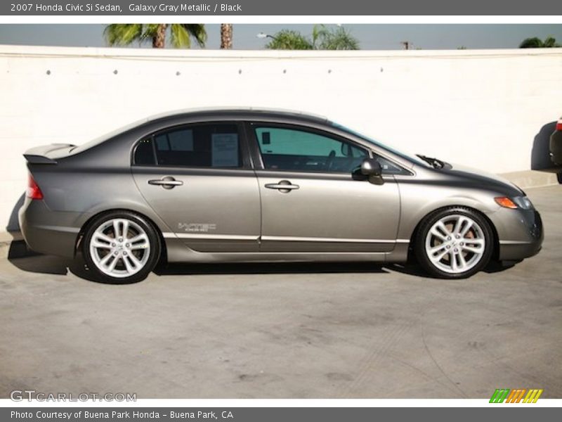 Galaxy Gray Metallic / Black 2007 Honda Civic Si Sedan