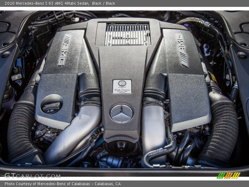 2016 S 63 AMG 4Matic Sedan Engine - 5.5 Liter AMG biturbo DOHC 32-Valve VVT V8