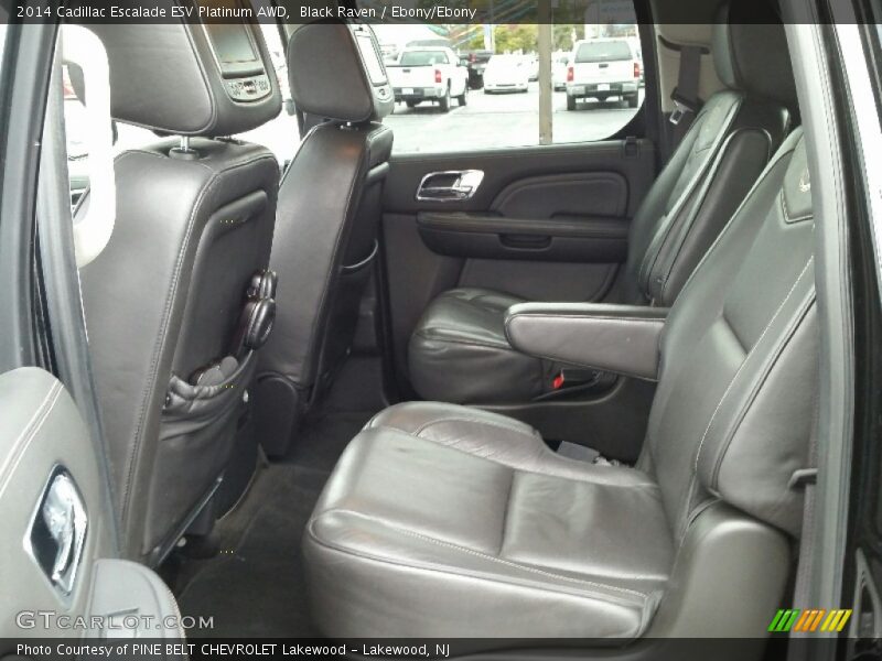 Black Raven / Ebony/Ebony 2014 Cadillac Escalade ESV Platinum AWD