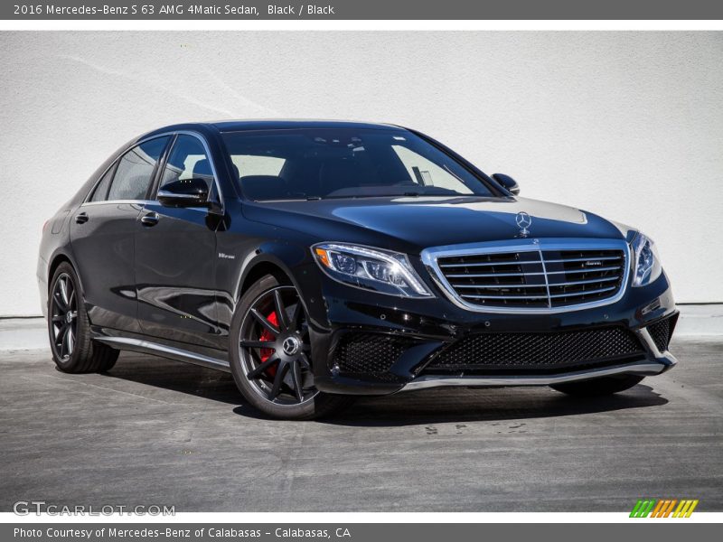 Front 3/4 View of 2016 S 63 AMG 4Matic Sedan
