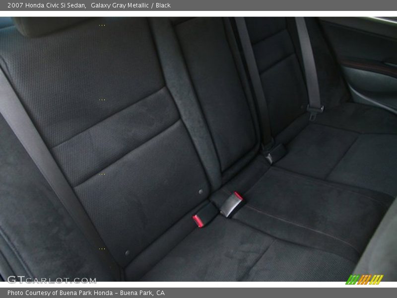 Galaxy Gray Metallic / Black 2007 Honda Civic Si Sedan