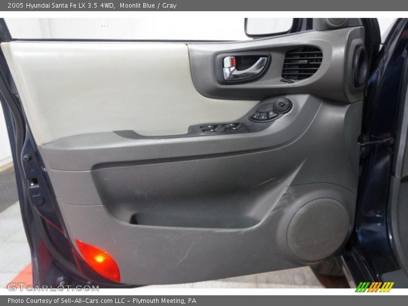 Moonlit Blue / Gray 2005 Hyundai Santa Fe LX 3.5 4WD